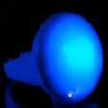 Blank LED Blue Flash Glow Ring